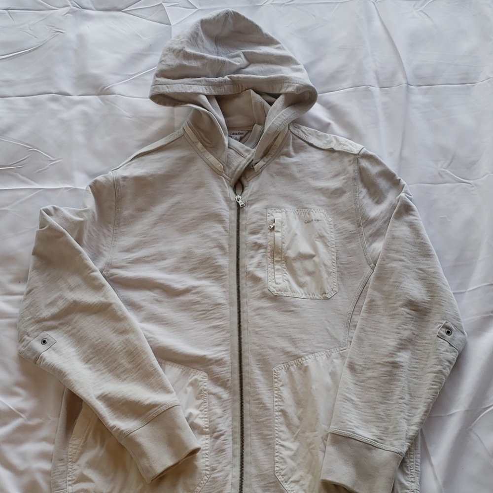 Calvin Klein Men's Gray Sweatshirt/jacket - XL